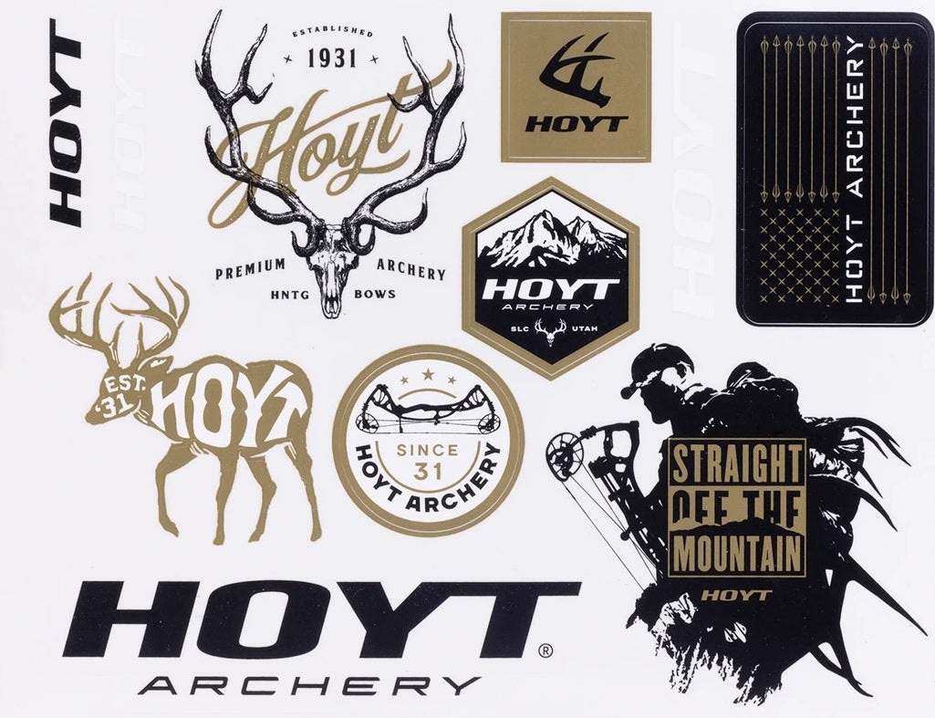 Compound Bow And Arrow Decal