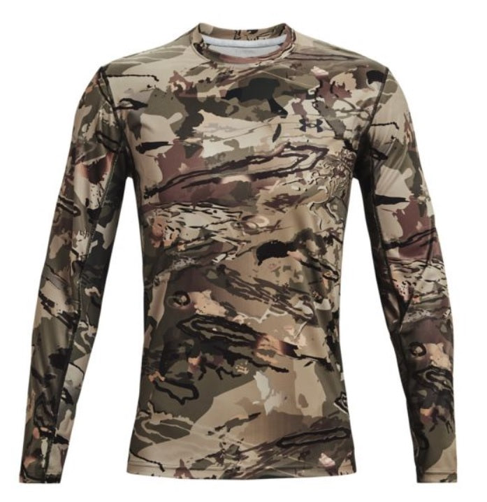 Under Armour UA Iso-Chill Brush Line Long Sleeve Shirt Forrest Color