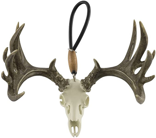 SPG Shedz Whitetail Skull Rear View Mirror Hanger