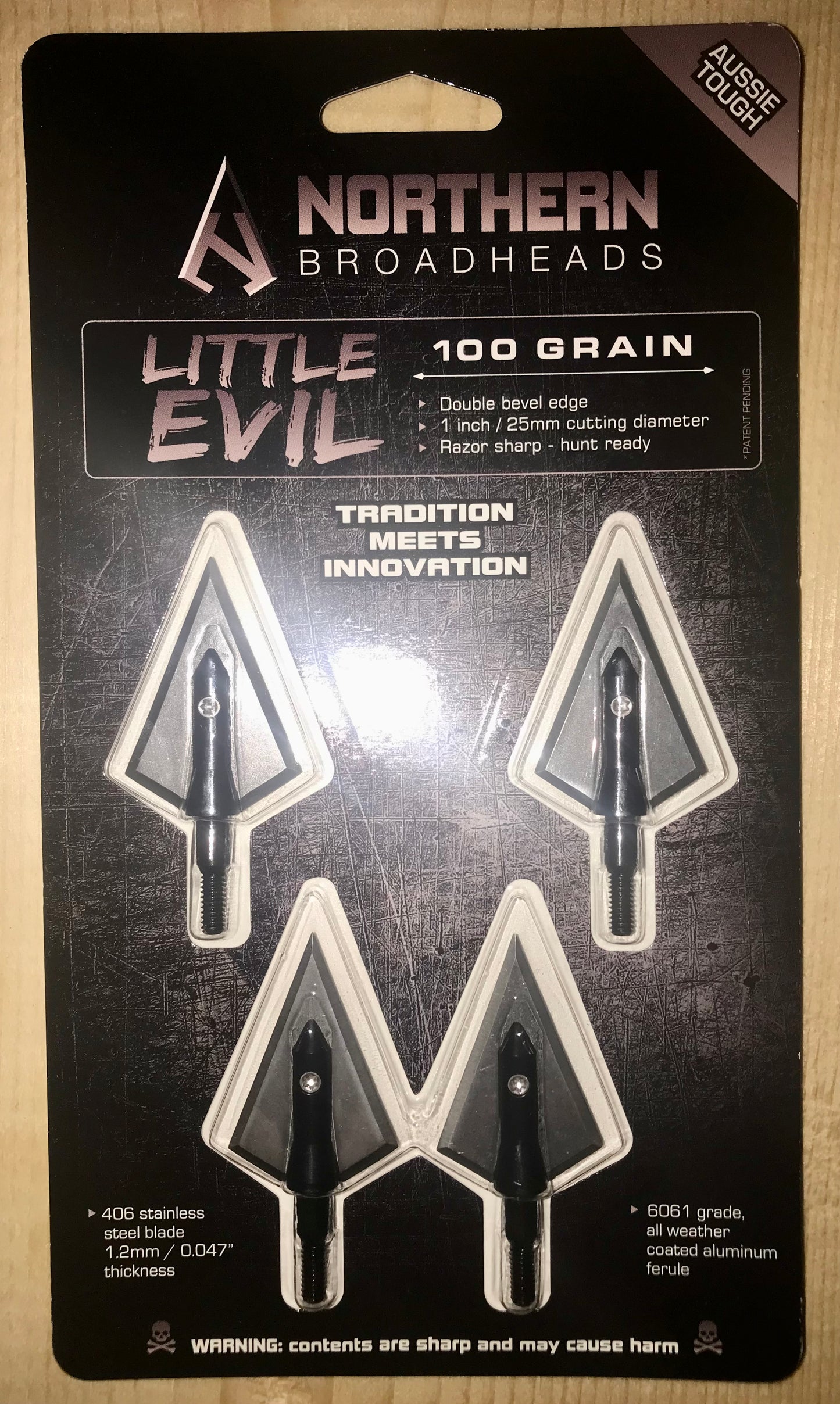 Northern Broadheads Little Evil (100 gr) 4 Pack