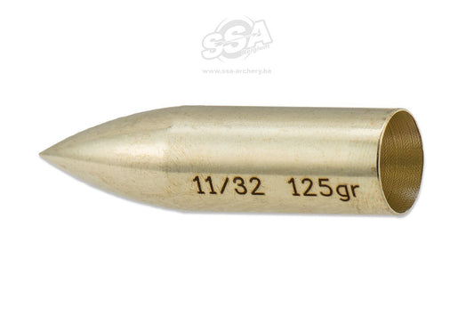 Timber Creek Premium Points - Brass Glue On 11/32 125g