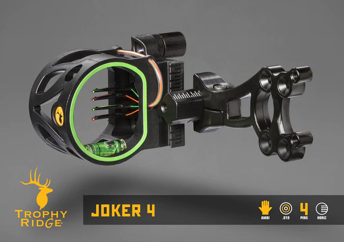 Trophy Ridge Joker 4 Pin Sight with Light